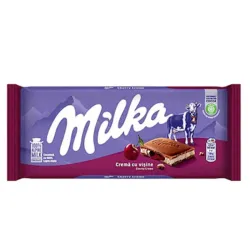 Peter de Chocolate Milka / Crema de cerezas 