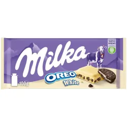 Peter de Chocolate Milka / Oreo Blanco 