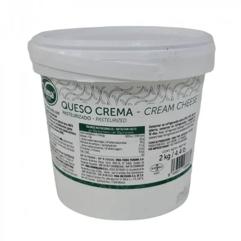 Queso Crema 2 Kg