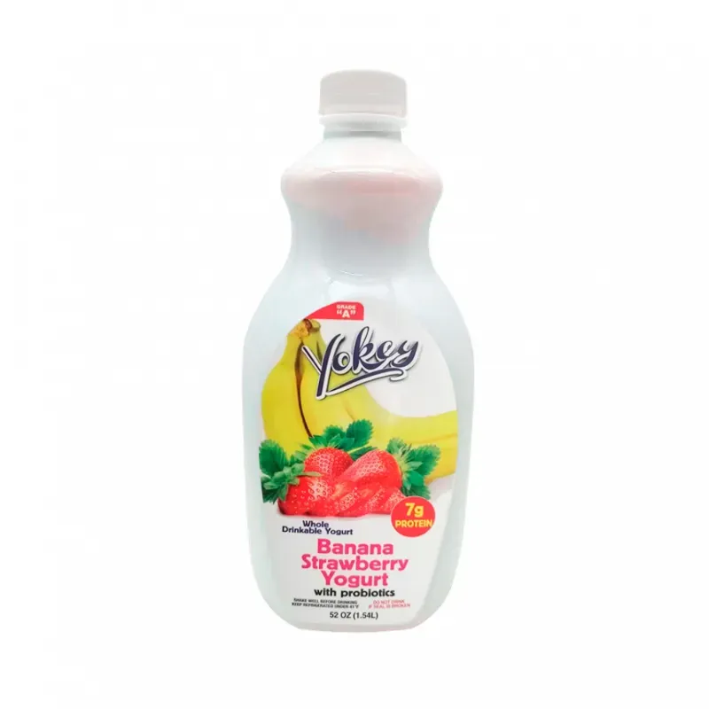 Yogurt Probiótico Yokey/ Fresa y Platanito 1.5L