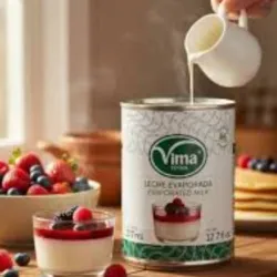 Leche evaporada Vima