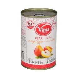 Pera en almíbar