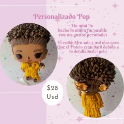 Funko Pop  personificacion/Afro