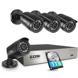 Kit de 4 Cámaras 8CH 1TB