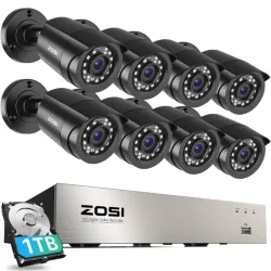 Kit de 8 Cámaras 8CH 1TB