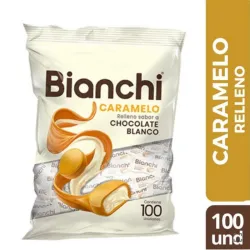 Caramelos Bianchi Relleno de Chocolate Blanco 400g