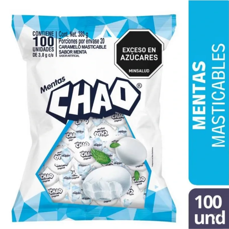 Caramelos Chao Menta 380g