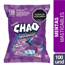 Caramelos Chao Mora Azul 380g