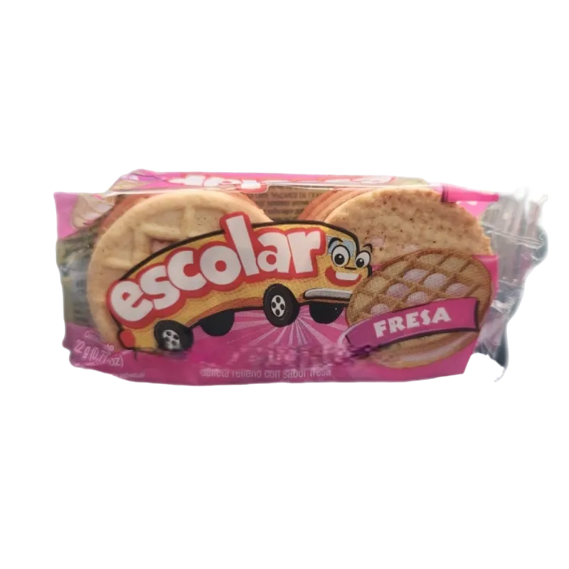 Galletas Escolar Fresa 22g