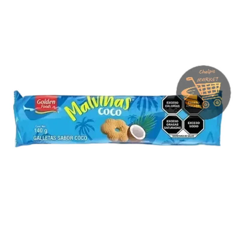 Galletas Malvinas Coco 140g