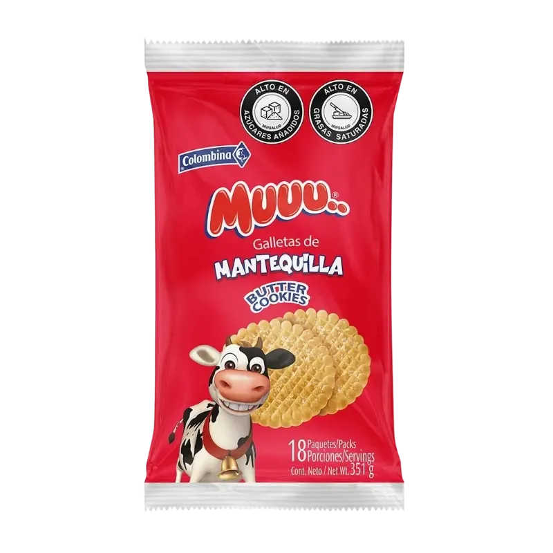 Galletas Muuu.. de Mantequilla 351g