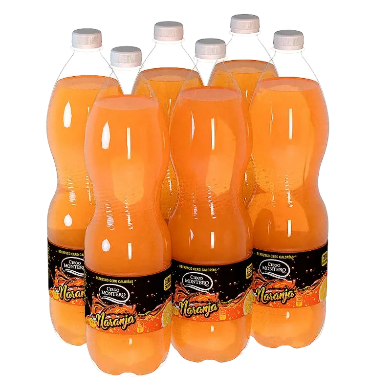 Refresco Ciego Montero Naranja 1,5L - 6 Botellas