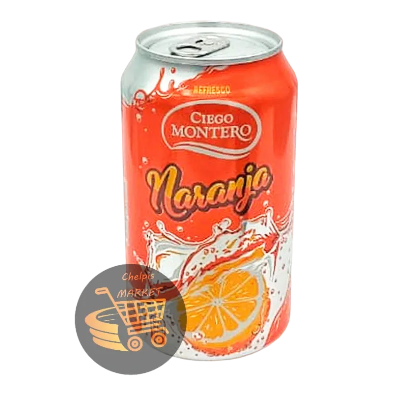 Refresco Ciego Montero Naranja 355ml