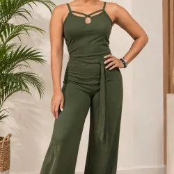 Enterizo pantalón palazo Sara