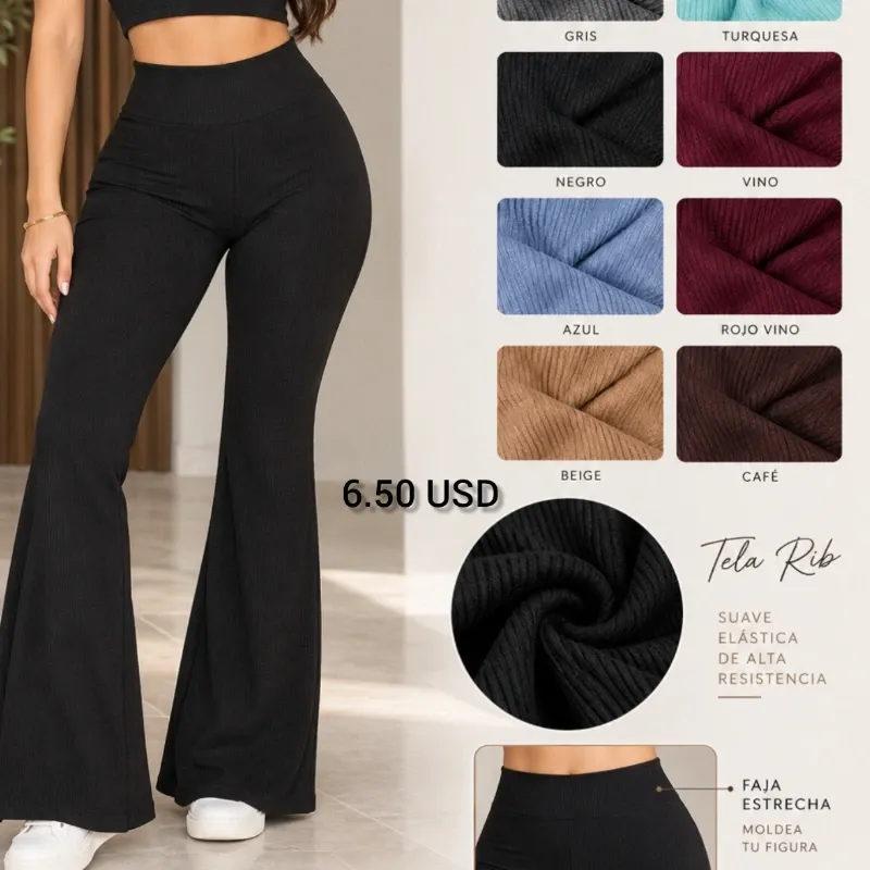 Leggins acampanado