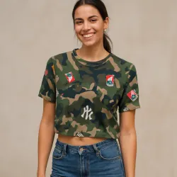 Pullover corto camuflaje