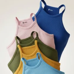 Tops acanalados «Lía»