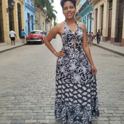 Vestido Chenta extra largo