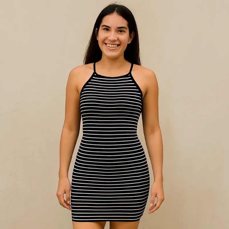 Vestido corto 🤍🖤