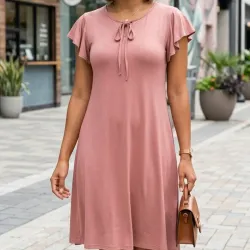 Vestido Línea A 🤎