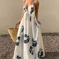 Vestido blanco largo 