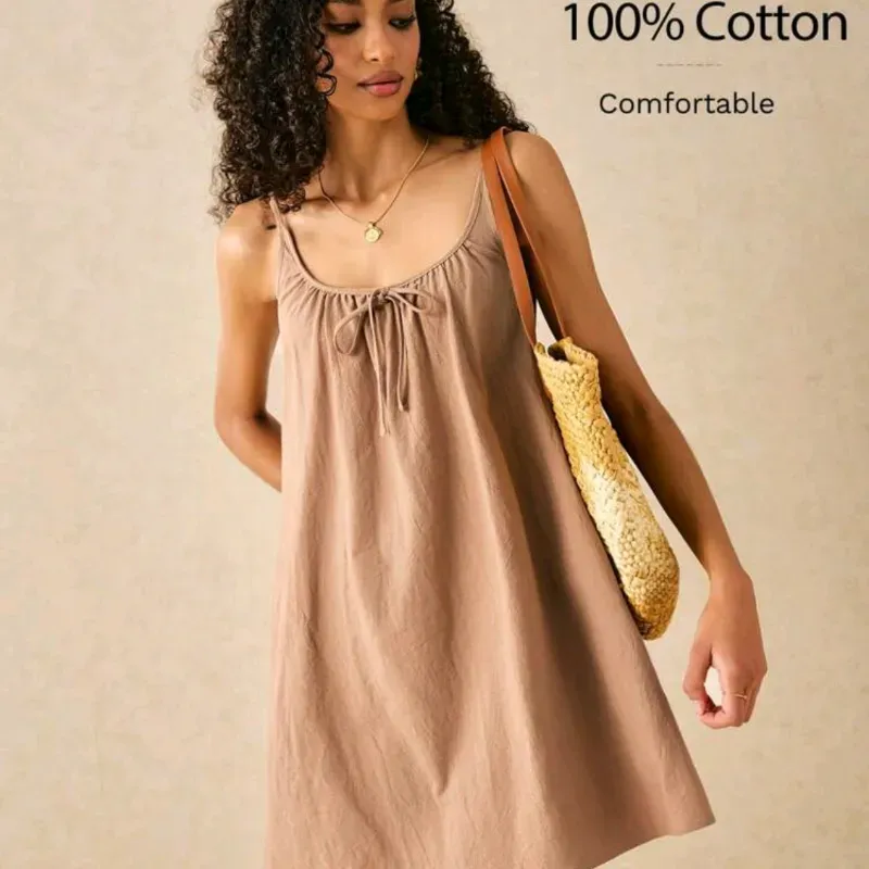 Vestido Marrón claro de verano 