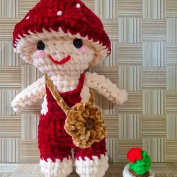 Amigurumi de hongo