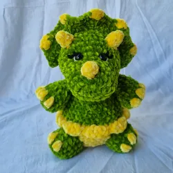 Amigurumi dinosaurio