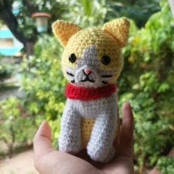 Amigurumi gato sentado 🐈