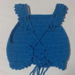 Blusa con mangas de abanicos 