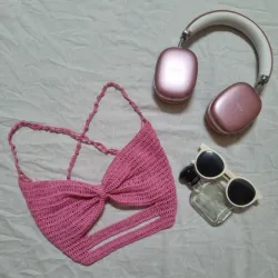 Blusa escote de lazo