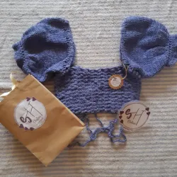 Blusa mangas bombache 