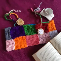 Blusa top de cuadros