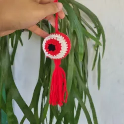 Ojo turko redondo con fleco