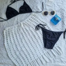 Saya paredo con flecos