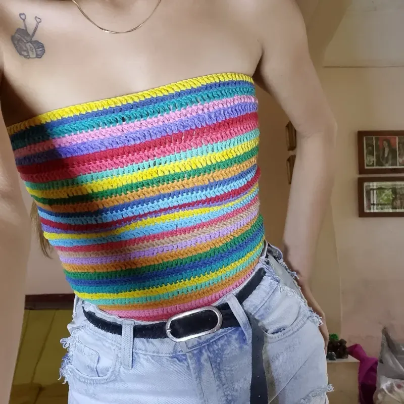 Top largo espalda afuera