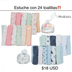 Set de 24 toallitas
