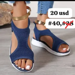 Sandalias azules 