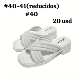 Sandalias blanco hueso cruzadas arriba 