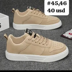 TENIS BEIGE CASUALES 
