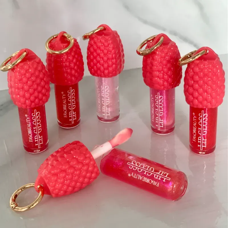 Brillo de labios de fresa