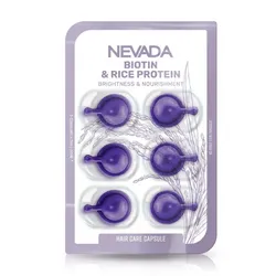 Cápsulas Capilares de Biotina y Proteína de arroz 