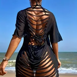 Vestido con aberturas 🖤