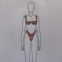 Bikini arcoíris 