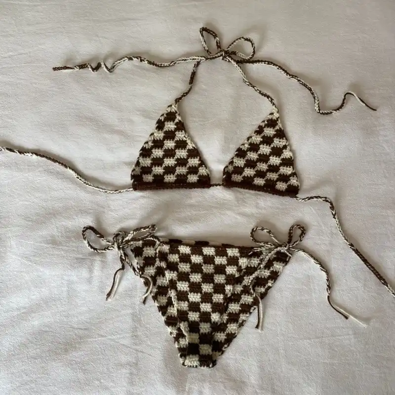 Bikinis de cuadritos 