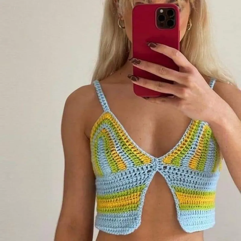 Blusa abierta de lazo