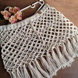Falda marfil 