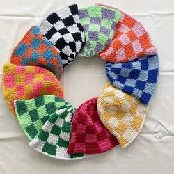 Hat de cuadros 