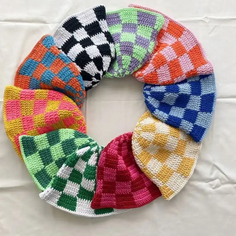 Hat de cuadros 