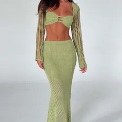 Set falda larga + top